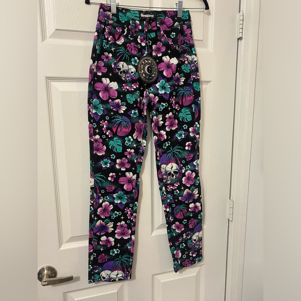 Dolls Kill / Horoscopez | Tropical Truth Teller Skinny Jeans